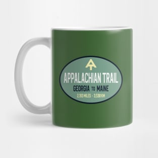 Appalachian Trail - Georgia to Main - Green Oval Mug